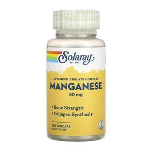 Manganese 50mg (марганець) - 100 vcaps 2023-10-6420 фото