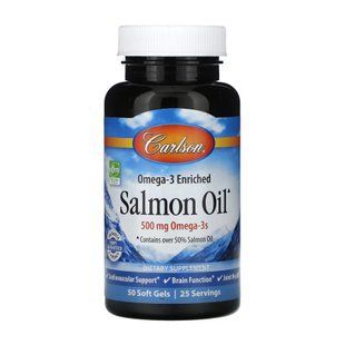 Salmon Oil (диетическая добавка) - 50 softgels 2023-10-4559 фото
