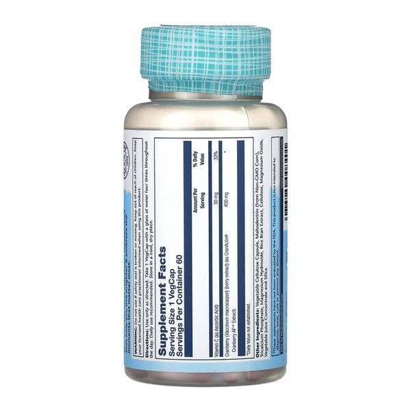 Диетическая добавка CranActin Cranberry Extract 400mg - 60 vcaps 2023-10-6954 фото
