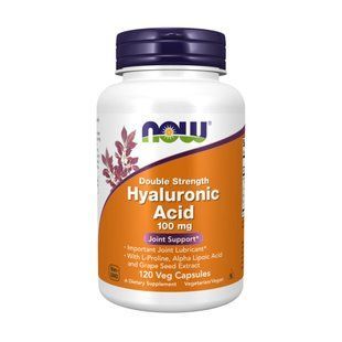 Hyaluronic Acid Double Strength 100 mg для кожи и суставов - 120 vcaps 2023-10-2501 фото