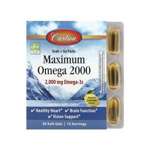Диетическая добавка Maximum Omega - 30 softgels 2023-10-4572 фото
