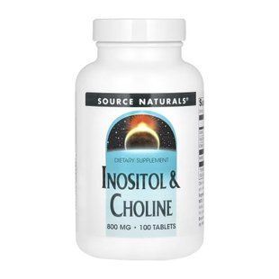 Inositol & Choline 800 mg - 100 tabs 2023-10-6138 фото