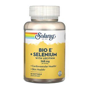 Bio Vitamin E with Selenium 268mg антиоксидант - 60 softgels 2023-10-6739 фото
