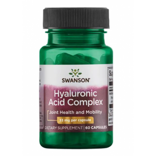 Дієтична добавка Hyaloronic acid complex 33mg - 60caps 100-40-3045138-20 фото