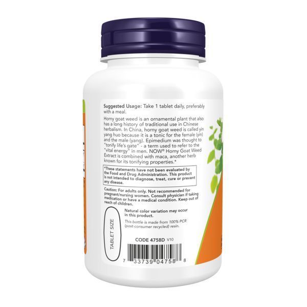 Дієтична добавка Horny Goat Weed Extract 750 mg - 90 tabs 2023-10-2503 фото