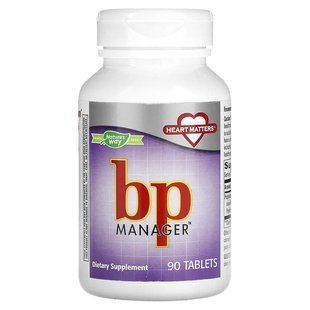 Поддержка кровяного давления, bp Manager, Nature's Way, 90 таблеток EMT-02869 фото