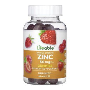 Zinc 50mg Adult (цинк) - 60 gummies 2023-10-7306 фото
