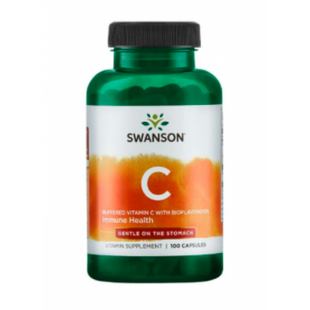 Immune Health Buffered Vitamin C with Bioflavonoids (вітамін C) - 100 caps 100-32-0312292-20 фото