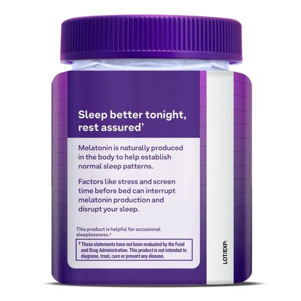 Мелатонін, 5 мг, смак полуниці, Melatonin, Natrol, 60 жувальних таблеток NTL07585 фото