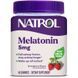 Мелатонін, 5 мг, смак полуниці, Melatonin, Natrol, 60 жувальних таблеток NTL07585 фото 3