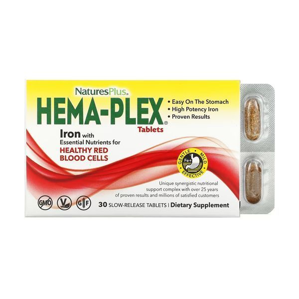 Hema-Plex - 30 tabs (blister) 2022-10-2868 фото Hema-Plex - 30 tabs (blister) 2022-10-2868 фото