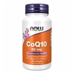 Коензим Q10 CoQ10 50mg + Vit E - 100 sgels 2022-10-1357 фото