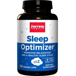 Нормалізація сну, Sleep Optimizer, Jarrow Formulas, 60 вегетаріанських капсул JRW29049 фото