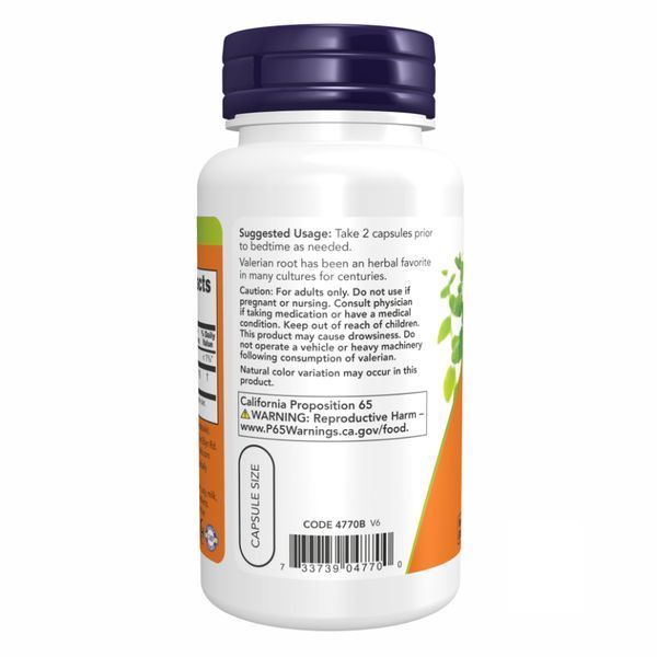 Valerian Root 500mg (корень валерианы) - 100 vcaps 100-29-9459873-20 фото