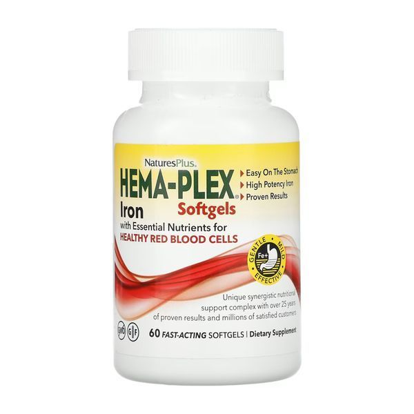 Hema-Plex - 60 softgels 2023-10-3461 фото Hema-Plex - 60 softgels 2023-10-3461 фото