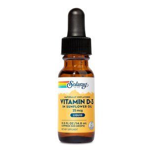 Витамин D3 Vitamin D-3 25mcg - 14.8 ml 2024-11-0252 фото