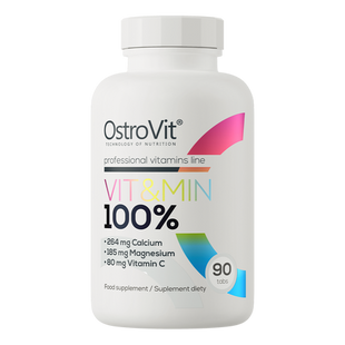100% Vit&Min (витамины и минералы) - 90 tab VP-2026-246 фото