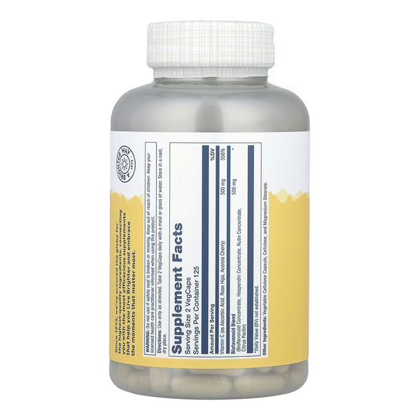 Vitamin C & Bioflavonoids 1:1 500mg (витамин C) - 250 vcaps 2023-10-7412 фото