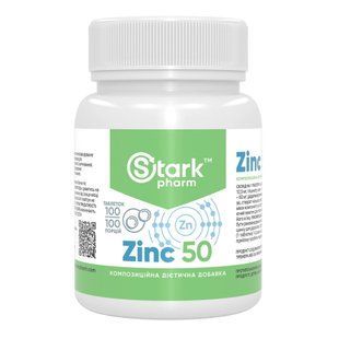 Цинк Stark Zinc 50mg - 100tabs 100-14-1437245-20 фото