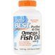 Рыбий жир Омега-3, Doctor's Best, Omega 3 Fish Oil with Goldenomega, 1000 мг, 120 капсул DRB00478 фото 1