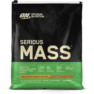 Serious Mass - 5450g Chocolate Peanut Butter 100-59-1611469-20 фото